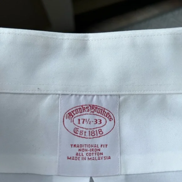 Brooks Brothers White Dress Shirt - Picture 2 of 3